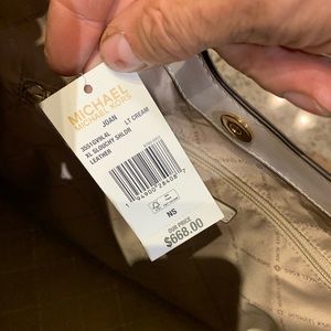 White MK bag for sale. New with tags.